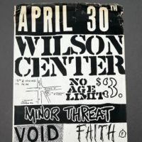 Minor Threat Void Faith Artificial Peace Iron Cross and Double O April 30th at Wilson Center 8 1:2 x 14 inches 1.jpg