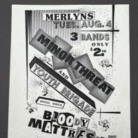 Minor Threat Youth Brigade (DC Youth Brigade) and Bloody Mattresses Tues Aug 4th 1 (in lightbox)