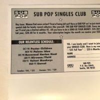 Nirvana Sliver on Subpop Records SP73 Blue Vinyl Singles Club 11.jpg