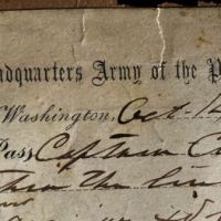 October 14 1861 Army of The Potomac Pass signed by Seth Williams Civil War 4.jpg