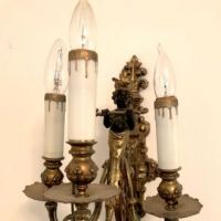 Pr._French_Brass_Wall_Sconces_with_Moor_Cherub_1