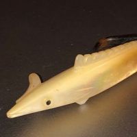 Solomon Island Trolling Lure Mother Of Pearl with Turtle Shell Carved Hook  10.jpg (in lightbox)