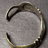 Unsigned Silver Pawn Navajo Cuff Circa 1930s 10.jpg