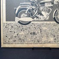 Velocette Viper Venom Motorcycle Poster 1969 Signed by Ed Badajos 11.jpg