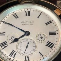 Waltham 8 Day Ship Clock in Wood Case and Key 18.jpg