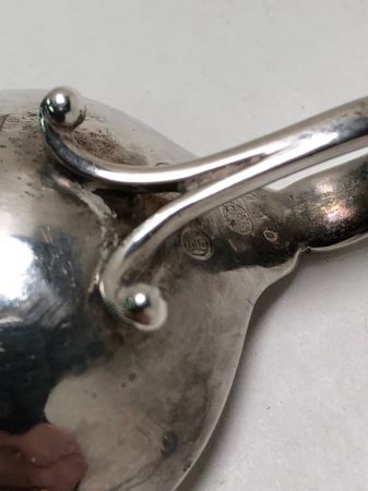 Two Georg Jensen 1928 Salt Cellar with Spoons Model 110 10.jpg