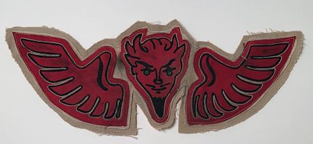 Winged Devil Motorcycle Biker WWII Hand Made Patch 7.jpg