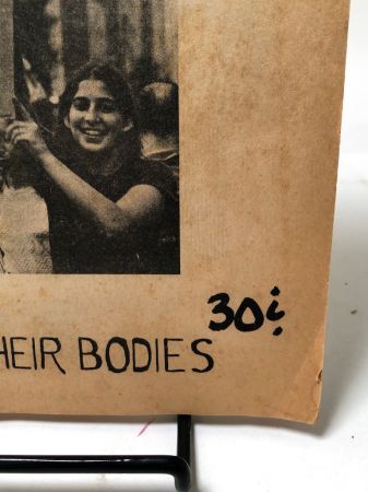 1971 4th Printing of Our Bodies Our Selves a Course By and For Women 30 cent cover Stapled Binding 4.jpg