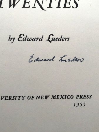 Carl Van Vechten and The Twenties by Edward Lueders Signed and Dated 6.jpg