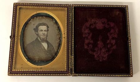 Circa 1850 Daguerreotype Distinguished Old Man Quarter Plate Case Image 2.jpg