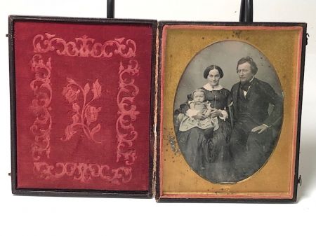 Early Half Plate Daguerrotype by Harvey R. Marks Blind Stamped Baltimore Photographer Circa 1850 1.jpg