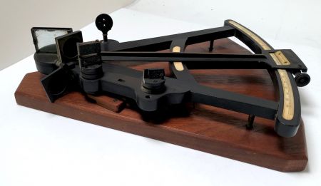 Ebony Sextant with Ivory Inset Circa 1900 21.jpg