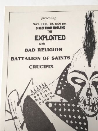 Exploited With Bad Religion Battalion of Saints Satureday Feb. 12th 1983 2.jpg