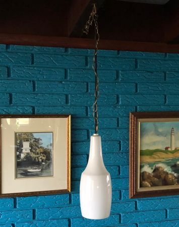 Hanging Lamp Attributed to Hans-Agne Jakobsson White Pendant 5.jpg