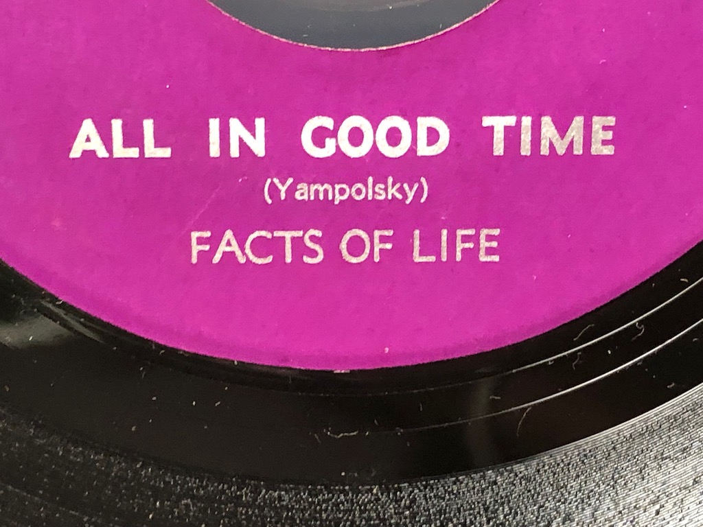 Facts of Life I've Seen Darker Nights b:w  All In Good Time on Frana  Records 8.jpg