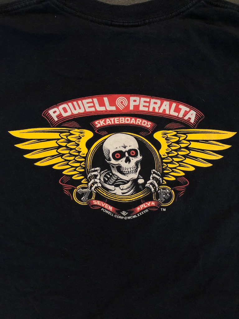 Powell Peralta Black T Shirt mcmlxxxviii 1988 Skateboards 7.jpg