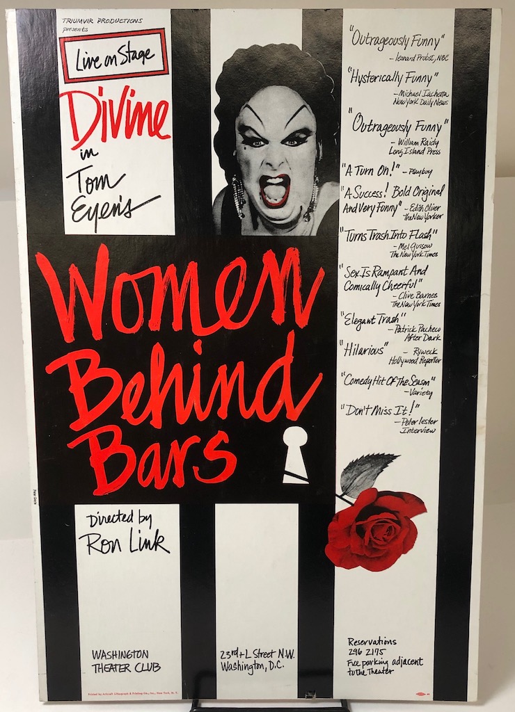 Tom Eyen Women Behind Bars Staring Divine Poster WAshington DC 13.jpg