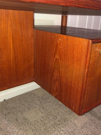 Mid-Century Modern Danish Teak Arne Vodder Style Floating Top Desk 7.jpg