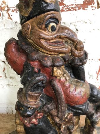 Painted Cast Iron Door Stop Depicting Punch and His Dog Toby 18.jpg
