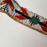 Antique Sioux Plains Indian Beaded Hat Band 20 Inches 6.jpg (in lightbox)