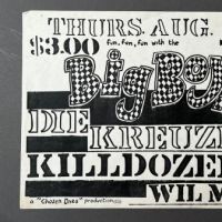 Big Boys Die Kreuzen and Killdozer Thursday Aug. 25h 1 (in lightbox)