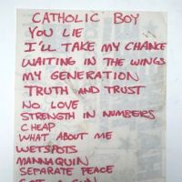 Channel Three Set List on Flyer with Battalion of Saints Saturday December 4th 1982 at The Galzxy 1.jpg