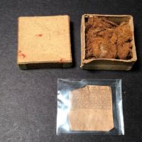 Circa 1900 Box of Pele's Hair Volcanic Lava Glass 1.jpg