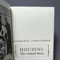 Houdini The Untold Story by Milbourne Christopher Signed 1st Edition 7 (in lightbox)