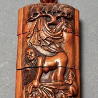 Inro and Netsuke Frog and Nude Woman 2.jpg