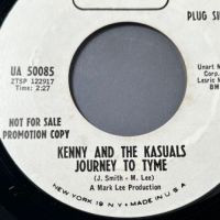 Kenny and The Kasuals Journey To Tyme b:w I’m Gonna Make It on United ArtistsWhite Label Promo 4 (in lightbox)