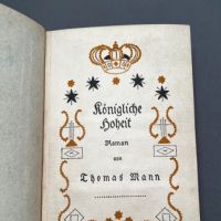 Konigliche Hoheit (Royal Highness) Signed Thomas Mann (1913) 8.jpg