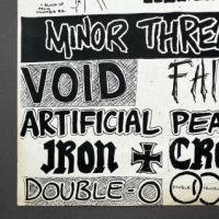 Minor Threat Void Faith Artificial Peace Iron Cross and Double O April 30th at Wilson Center 8 1:2 x 14 inches 2.jpg