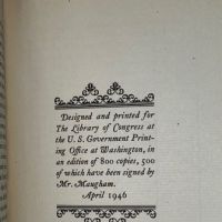 Of Human Bondage With a Digression on the Art of Fiction Signed 9.jpg