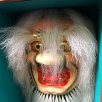 Oni Mask with Real  White Hair for a Theatre or Parade 5.jpg