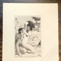 Paul Emile Becat Two Greek Lovers Etching 1.jpg