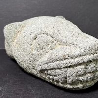 Pre Columbian Jaguar Head From Metate Volcanic Stone 1.jpg