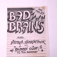 Sat. Feb. 27th 1982 Bad Brains with Necros Irving Plaza NYC Original Flyer 1.jpg