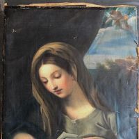 The Annunciation After Carlo Maratta Oil on Canvas Circa 1850 1.jpg