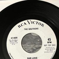 The Bruthers Bad Way To Go on RCA White Label Promo 7 (in lightbox)
