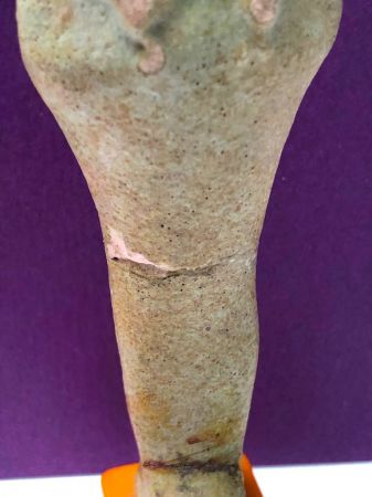 Clay Tomb Statue Egyptian Ushabti on Glued on Catalin Plastic Base 8.jpg