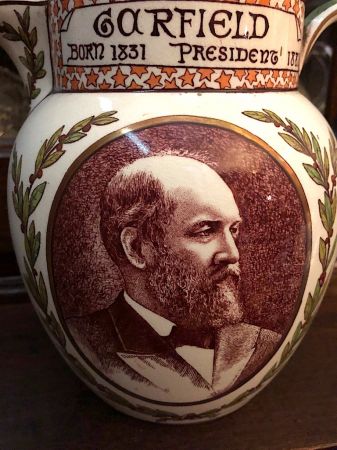 J. Wedgwood & Sons Etruria President Garfield Water Pitcher 8.jpg