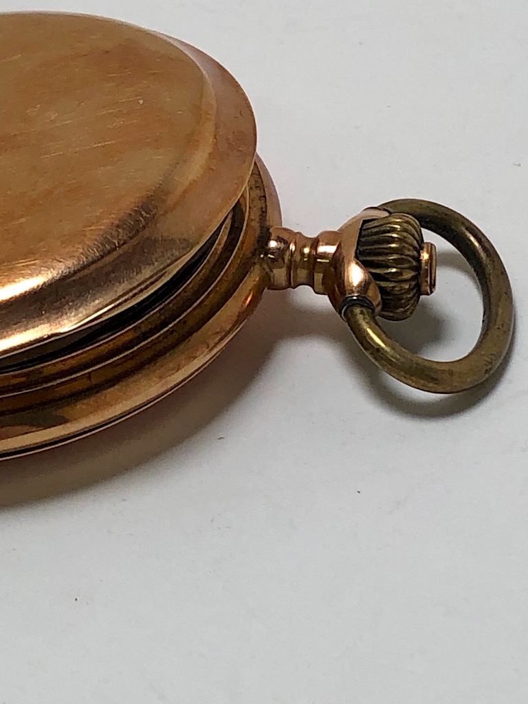 14k Gold Swiss  Exported to Germany 1907 Hunting Case Pocket Watch 12.jpg
