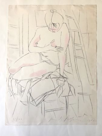 Pericle Fazzini Signed and Numbered Color Lithograph Titled Nudo Edition of 100 10.jpg