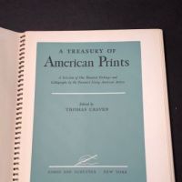 A Treasury of American Prints Edited by Thomas Craven Hardback Spiral Bound 6 (in lightbox)