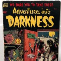 Adventures into Darkness No. 8 February 1953 Published by Standard Comics 1 (in lightbox)