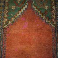 Antique Prayer Rug Baluch Afganistan Circa 1900 8 (in lightbox)