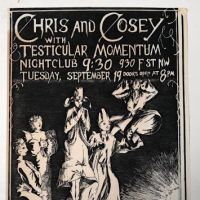 Chris and Cosey at 930 Club September 19 1989 Flyer 9 (in lightbox)