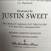 Deluxe Easton Press Edition Signed and Numbered by Justin Sweet The Eddas Edition of 800 15.jpg