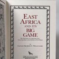 East Africa and It's Big Game by Captain John Willoughby pub by Briar Patch Numbered 6.jpg