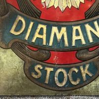 La Francaise Diamant Cycle Tin Lithograph Sign 10.jpg